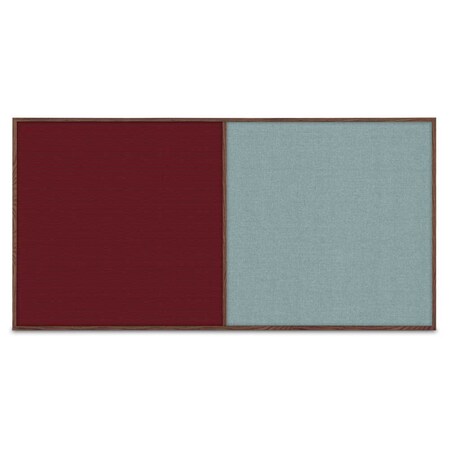 United Visual Products Enclosed Corkboard, 1 Door, 72"x48", 4" Fra UV3412-SATIN-COBACC